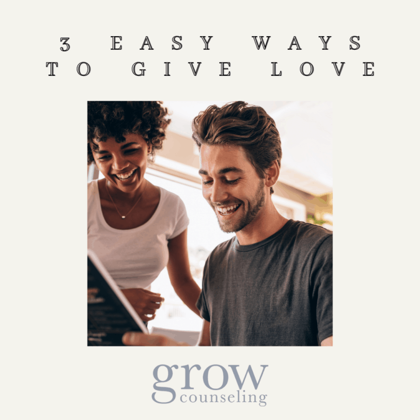 3 ways to give love